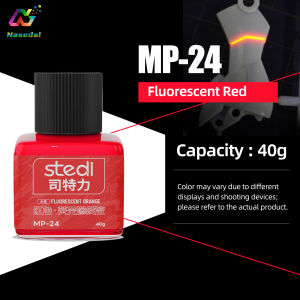 Stedi MP-20~27 40g Water-based Fluorescent Panel Liner Paint for Gundam Model Building Fluorescent Ink Panel Line Accent Color