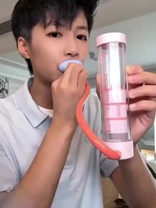 Breathing Dumbbell Abdominal Exercise Machine for Children Lung Capacity Training Abdominal Muscle Abs Pelvic Floor Muscle Face Slimming Dumbbell Fitness