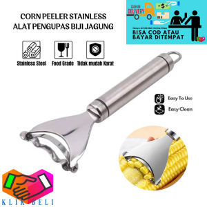 Klik-Beli Parutan Jagung Stainless Steel Alat Parut Serutan Pengupas Corn Stripper