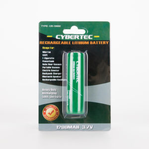 Lithium Battery CYBERTEC Rechargeable 3.7V Lithium Ion 18650 Battery 1200MAH Multipurpose Quality Fast Shipping