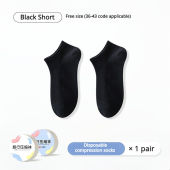 Disposable Sock Travel Compression Thin Sweat Absorbent Non Washable Portable Men Women Stokin Pakai Mampatan Perjalanan