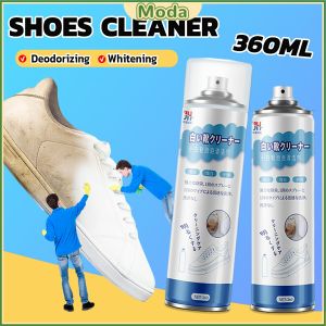 Moda 360ml White Shoe Cleaner Spray Sole Whitening Shoe Sneaker Yellow Stain Remover for Shoes