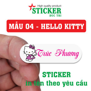 [HCM] 60 Sticker Miếng Dán Tem Tên Bé in theo yêu cầu. Chat ngay với shop xác nhận tên + mẫu. M01-20