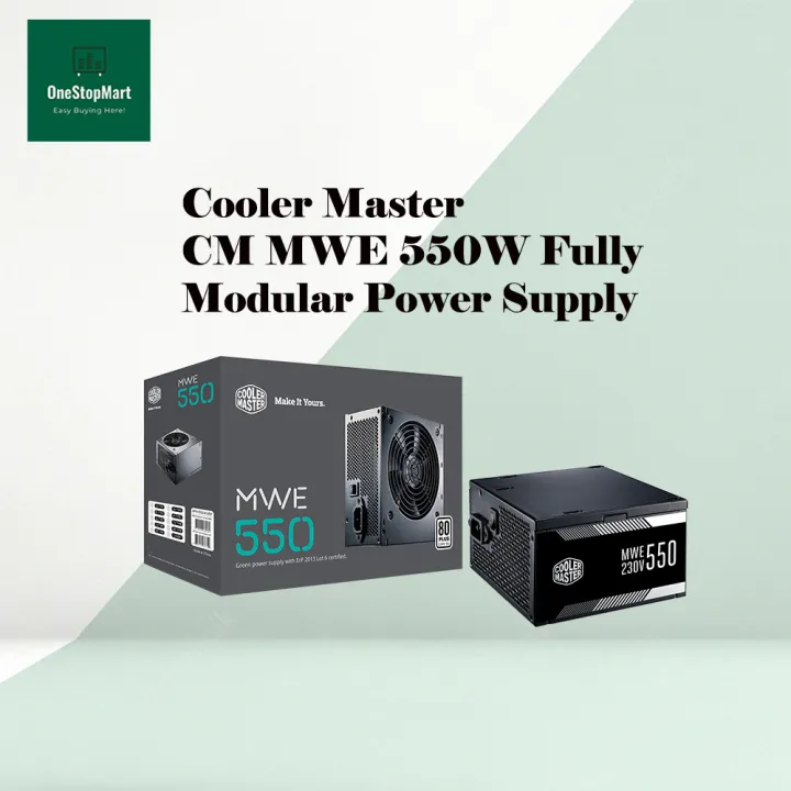 Cooler Master CM MWE Gold 550W Power Supply MPW-5502-ACABW