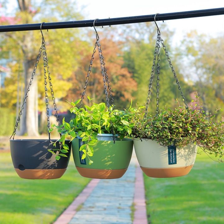 Indoor Hanging Planter With Drainage Tray