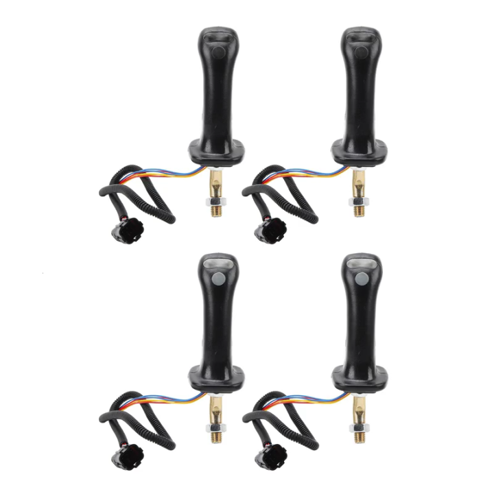 Heavy Duty Aluminum Excavator Joystick Handles 3 Button Control for DX ...