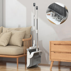 ชุดไม้กวาดทำความสะอาดอเนกประสงค์ พร้อมที่ตักขยะ