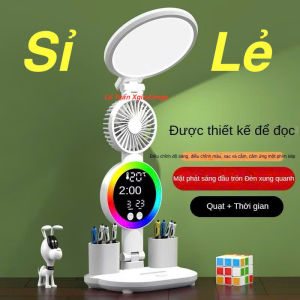 Đèn Học Đèn Ngủ Đèn Làm Việc loại mới nhất QUẠT ĐỒNG HỒ ĐÈN 3 CHẾ ĐỘ MÀU SÁNG TỐI có Pin. SỈ LẺ. ALO Shop