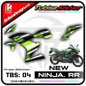 Sticker Striping Kawasaki Ninja RR New - Stiker Striping Variasi Ninja RR New. TBS.SF.04