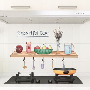 Decal dán bếp chống dầu mỡ( nhiều mẫu) kích thước 60x90cm