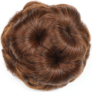 Synthesis Hair Bun Claw Curly Bride Crystral Bun Clip Hair Accessories For Women Clip-on Hair Extension Hair Wigs