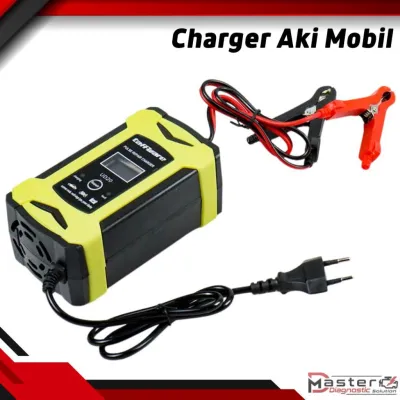 Charger Aki Mobil/Motor Venus Intelligent Battery Carger aki 12V 6A Alat Cas Aki Mobil dan Motor
