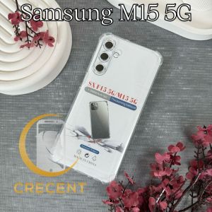 Soft Case Silikon Kompatibel Untuk Samsung Galaxy M15 5G Samsung M35 5G Samsung M55 5G Bening Transparant Airbag Anti Crack Tebal
