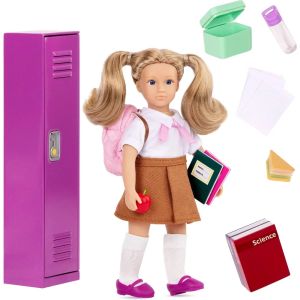 2026 LoriDoll and School Toys Set – 6-inch doll Jessalyns and ALINAs School Storage Cabinet Set