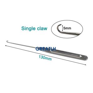 Nasal Bone Pull Hook Stainless Steel Pull Hook Nose Comprehensive Nasal Deep Skin Tissue Double Head Pull Hook