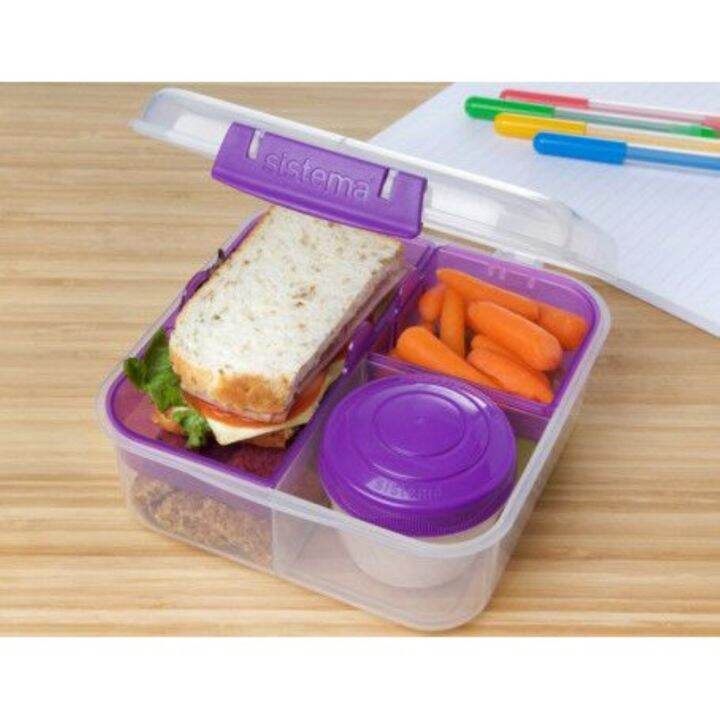 lunch box [Ready Stock MY ] Sistema To Go 1.25L Bento Cube Lunch Box ...