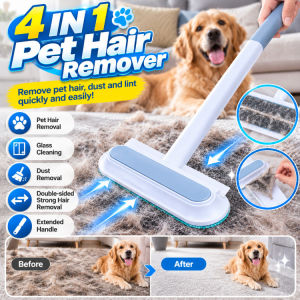 Pet Hair Remover 4-In-1 Pet Fur Cleaner Effective Hair Removal Easy To Use Suitable For All Pets Pet Accessories
