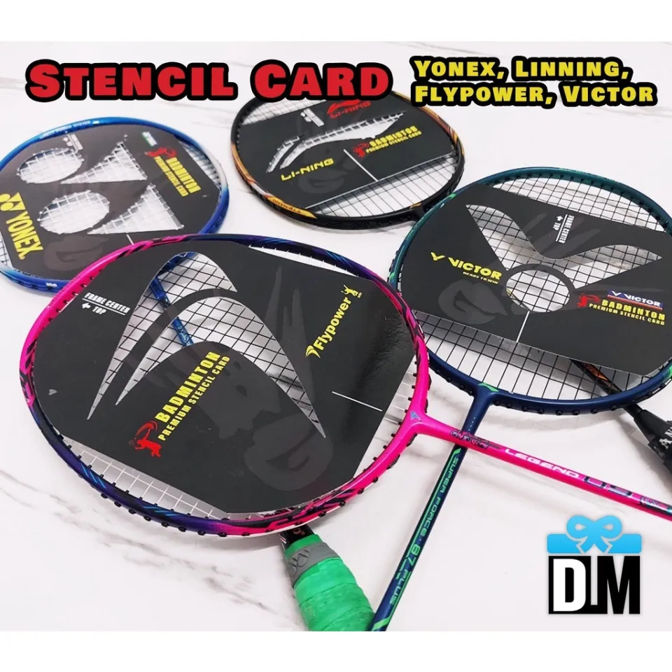 Victor Badminton Racket String Stencil – TRME Sports