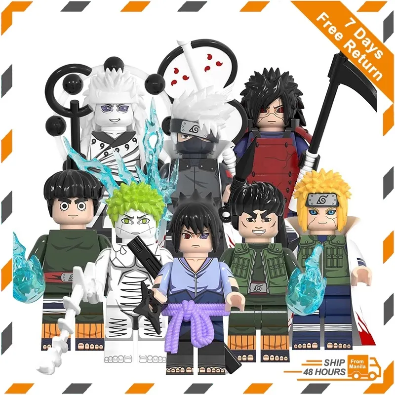 Lego Naruto Action Figures Narutoes Minifigures Building Blocks