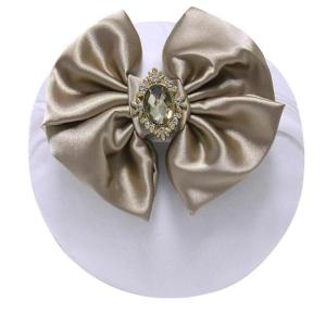 Big Bowknot Hairband Satin Bows Headband Large Bow Headwrap Baby Christening Headbands Newborn Nylon Elastic Turban