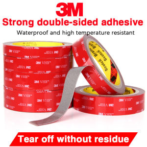 3M double-sided tape VHB strong thickened car fixed bracket rain eyebrow high temperature foam non-marking sticker tape