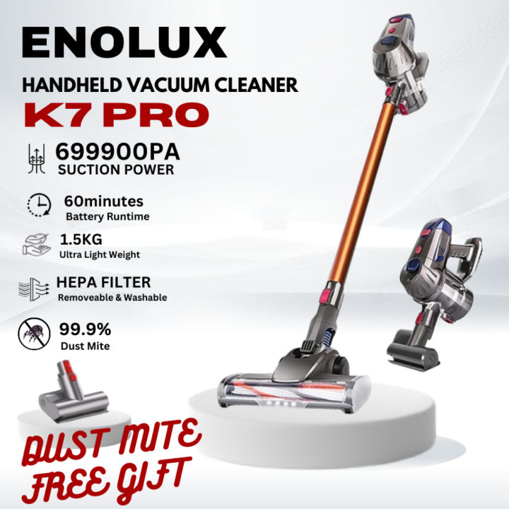 Enolux k7 pro cordless vacuum cleaner Lazada PH