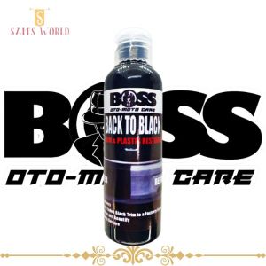 100ml BOSS BACK TO BLACK PLASTIC TRIM POLISH RESTORER LIBRE SPONGE