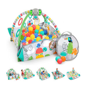 Bright Starts 5-In-1 Gym & Ball Pit - Tropical