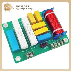【HRFS】 400W 4-8 Ohms 2 Way Speaker Audio Frequency Divider Treble Bass Frequency Distributor Module for Home Theater Audio Modification