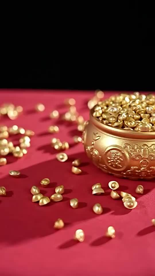 【Ship in 24H】大师已开光100 pieces 实心仿真迷你合金亮面元宝小摆件沙金小元宝中式礼品金属工艺品 Solid SimulationAlloy Glossy Yuanbao Small Ornament Sand Gold Small Yuanbao Chinese Gifts Metal Crafts