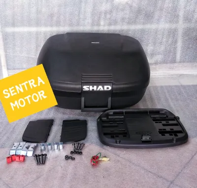 Box SHAD SH 42 SH42 - Top Box SHAD SH42 Sudah Termasuk BasePlate dan Plat W