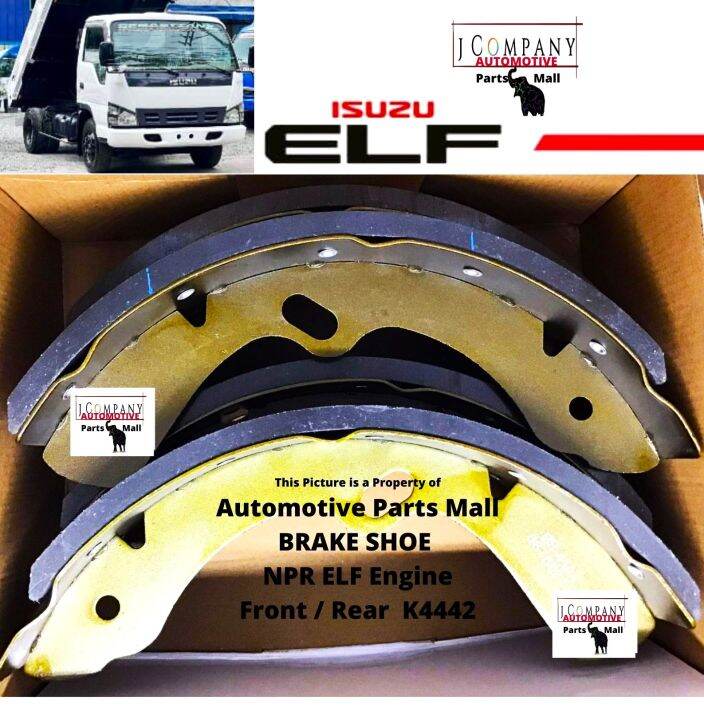 ELF NPR Engine BRAKE SHOE Front / Rear ISUZU 3 INCHES ⛔Compare our