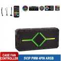 Fan Controller Kipas CPU 5V 3 Pin RGB with Remote Control. 