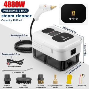 MonKey High Temperature Steam Cleaner 4880W High Power Remove Stains Portable High Pressure Steam Machine