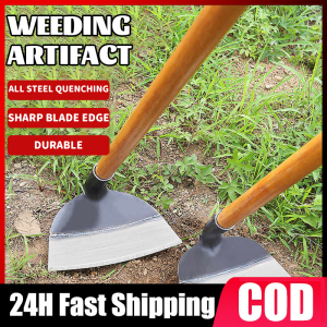 【COD + Local Seller】All Steel Hoe Garden Manganese Steel Plate Hoe New Eco Garden Garden Hollow Hoe Tool Steel Hardened Gardening Shovel Weeding Rake Digging Hoeing Vegetable Planting Loosening Tools Durable Hand-held