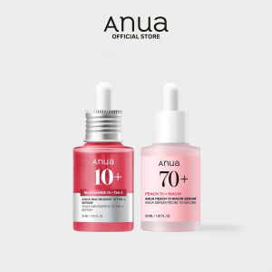 Anua Serum DUO : Niacinamide 10% + TXA 3% Serum + Peach 70% Niacinamide Serum 30ml