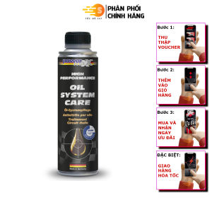 Phụ gia bảo dưỡng hệ thống bôi trơn Oil System Care Bluechem 33048E 200ml - Giảm ma sát giảm hao dầu nhớt xử lý hở bạc giảm ồn khi vận hành