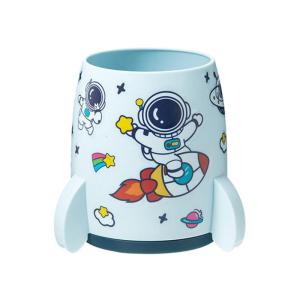 Pen Vase Pencil Pot Makeup Brush Holder Stationery Desktop Plastic Desk Organizer Container School Office Supplies