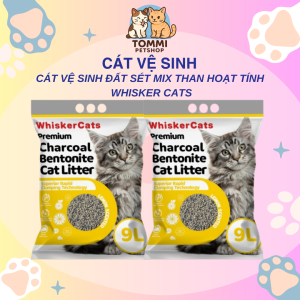 Cát vệ sinh cho mèo WhiskerCat cát mèo siêu thấm hút khử mùi mạnh