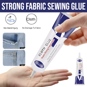 Needlework Clothing Fabric Adhesive Repair Washable Strong Fabric Sewing Glue Transparent Quick Dry Fabric Patching Glue Repair Tool