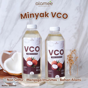 ALAMEE Virgin Coconut Oil Minyak Zaitun Kelapa Murni Extra VCO Dapat Di minum Di masak Organik 1L