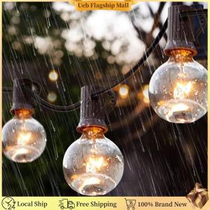 [Ueb Flagship Mall] Solar String Lights Outdoor with Remote Globe Solar Powered String Lights with 8 Lighting Modes Solar Powered Patio Light for Outside Patio Yard