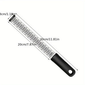 Stainless Steel Lemon Zester Cheese Spice Grater Fruit Vegetable Garlic Ginger Spice Zest Scraper