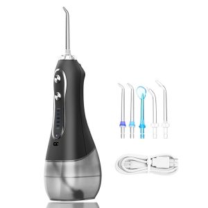 H2Ofloss Water Flosser: 300ml Portable 5 Modes & Tips Rechargeable for Home & Travel Use