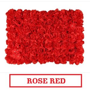 Panel Dinding Karangan Bunga 3D Flower Wall Bahan Sutra Dekorasi Latar Belakang Hiasan Pernikahan Wedding Artificial Flower BG36