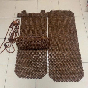 Combo 3 Đệm Lót Ghế Xe Ô Tô Hạt Gỗ Hương Cao Cấp  Hạt 1.2cm ( hình thật )