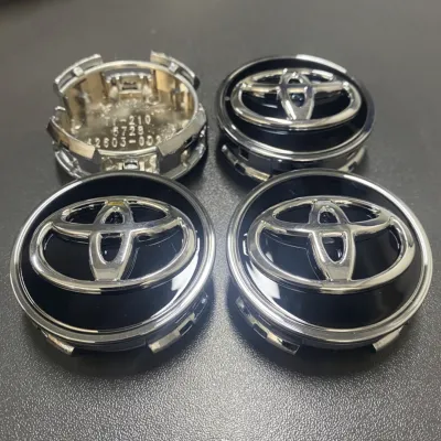 JC | ฝาครอบดุมรถ62มม. 4ชิ้นเหมาะสำหรับ Toyota Corolla Camry Innova Avanza(2016-2021)โดยประมาณRevo Highlander Levin Reizฝาครอบดุมล้อรถ Rav4ของแท้ใหม่
