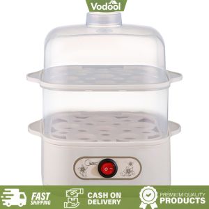 [VSC] Two/Three-Layer Electric Egg Boiler Cooker Multifunction Egg Boiler Cooker Corn Milk Rapid Breakfast Cooking Appliances