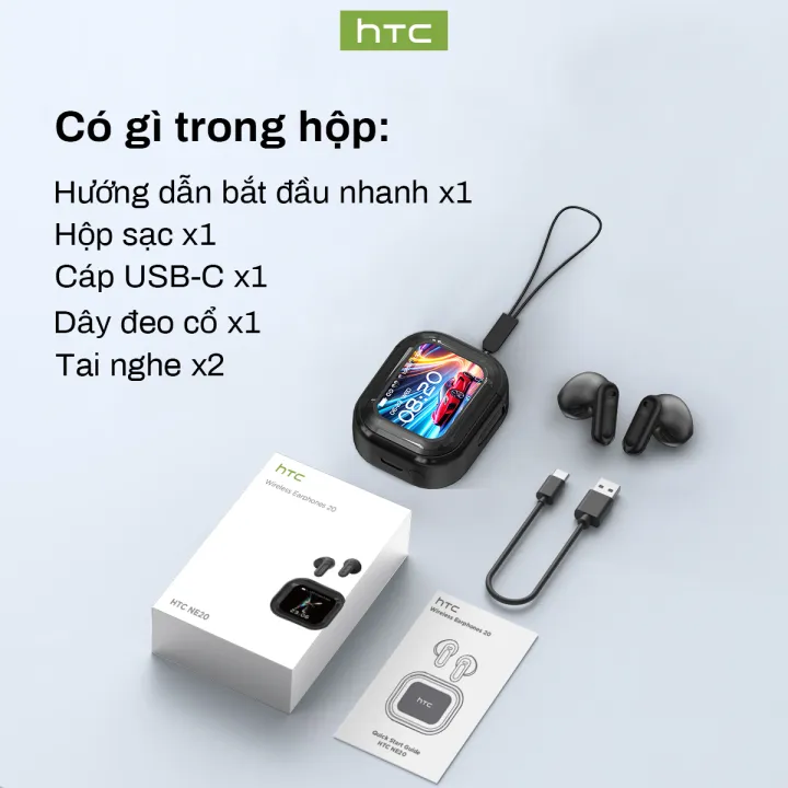 HTC NE20 AI tai nghe dịch thuật Tai nghe phiên dịch có thể dịch 134 ngôn ngữ Điều khiển màn hình Tai nghe Bluetooth không dây Tai nghe thể thao chơi game Bluetooth V6.0 | BigBuy360 - bigbuy360.vn HTC NE20 AI tai nghe dịch thuật Tai nghe phiên dịch có thể dịch 134 ngôn ngữ Điều khiển màn hình Tai nghe Bluetooth không dây Tai nghe thể thao chơi game Bluetooth V6.0 | BigBuy360 - bigbuy360.vn