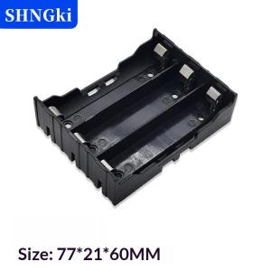 [COD] 🔥🔥🔥SHNGki 1 cái 18650 song song Pin hộp vỏ 18650 song song 1 2 3 4 khe cắm pin lưu trữ hộp trường hợp DIY phụ kiện